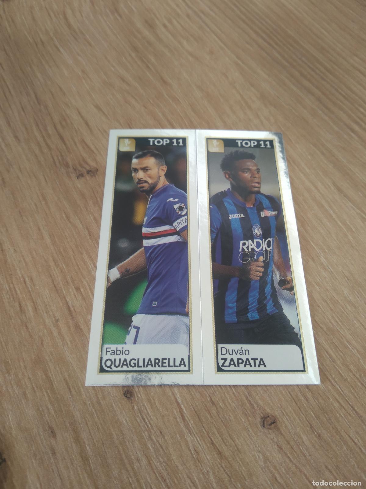Cromos de f&uacute;tbol: 806 QUAGLIARELLA SAMPDORIA ZAPATA INTER CROMO FUTBOL PANINI LIGA ITALIA 19-20 CALCIATORI 2019-2020