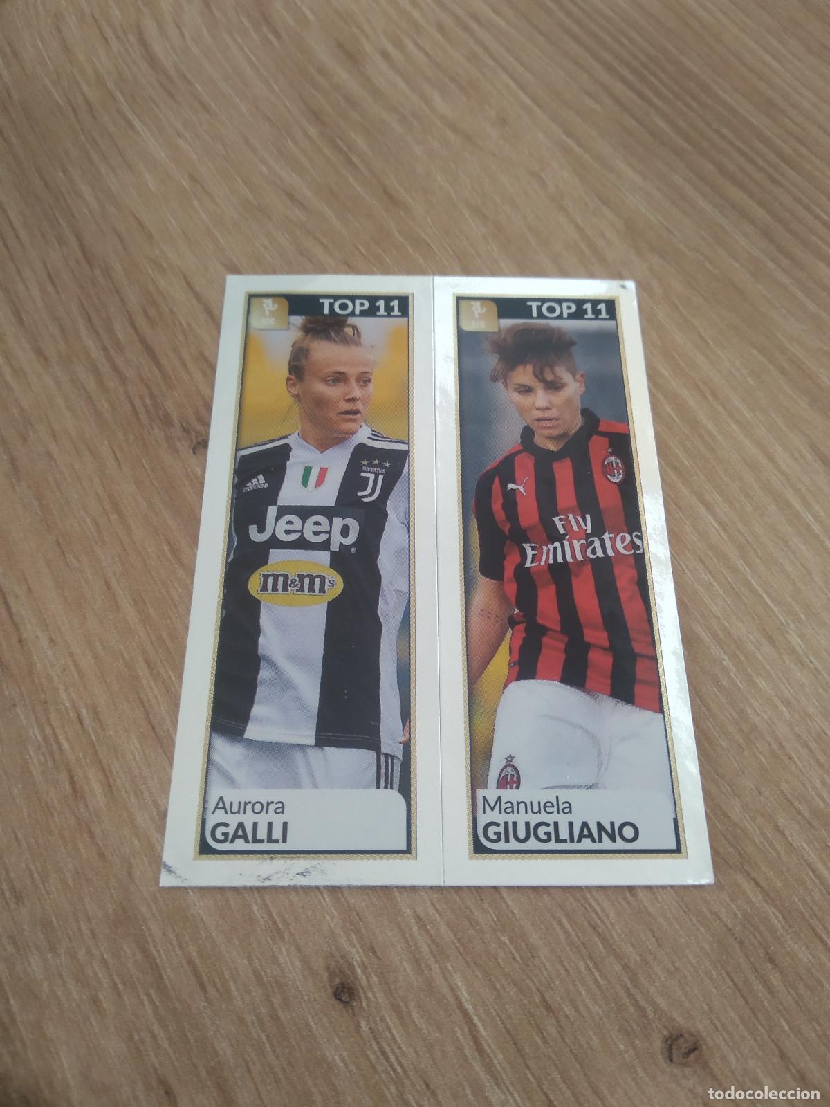 Cromos de f&uacute;tbol: 810 AURORA GALLI MANUELA GIUGLIANO CROMO FUTBOL PANINI LIGA ITALIA 19-20 CALCIATORI 2019-2020