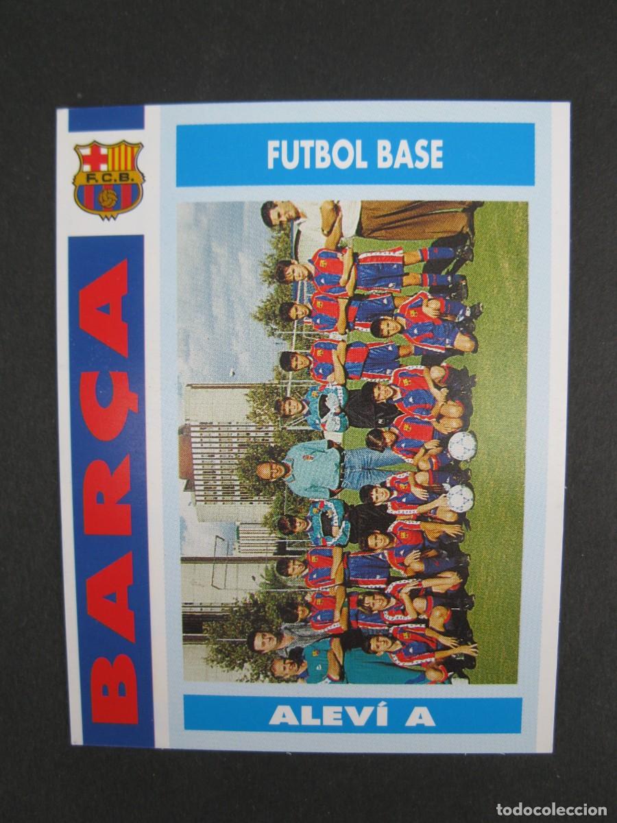 Cromos de f&uacute;tbol: ALEV&Iacute;N A - FUTBOL BASE - CARD N&ordm; 27 - COL.LECCI&Oacute; BAR&Ccedil;A - TEMPORADA 92-93.