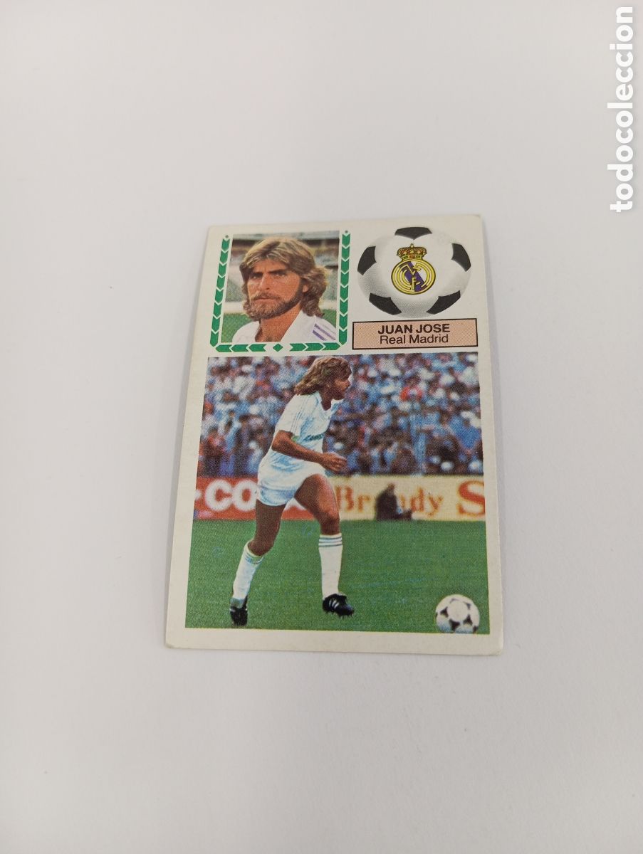 Cromos de f&uacute;tbol: JUAN JOS&Eacute; Real Madrid Liga Este 1983 1984 NUEVO 83 84 SIN PEGAR