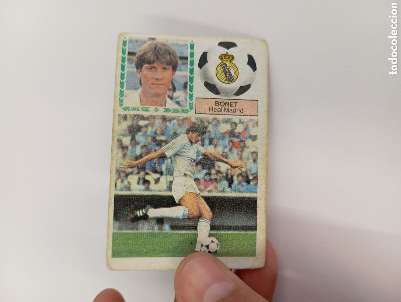 Cromos de f&uacute;tbol: BONET Real Madrid Liga Este 1983 1984 NUEVO 83 84 SIN PEGAR