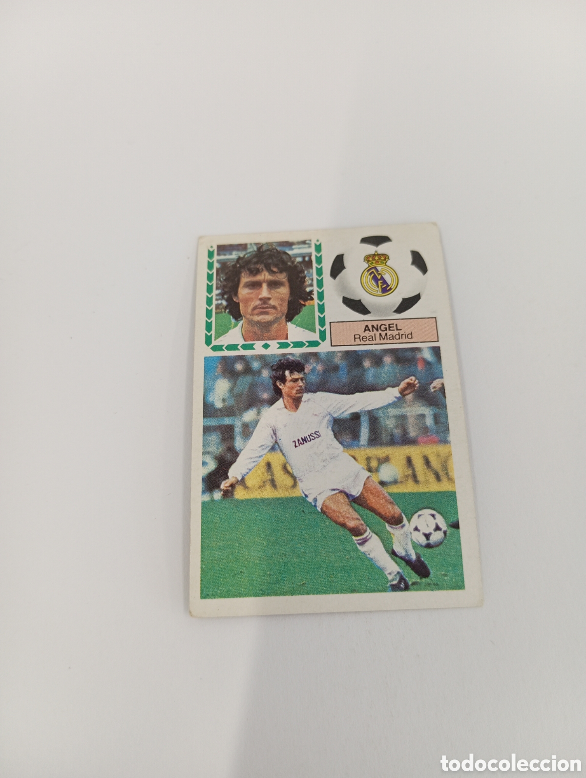 Cromos de f&uacute;tbol: &Aacute;NGEL Real Madrid Liga Este 1983 1984 NUEVO 83 84 SIN PEGAR