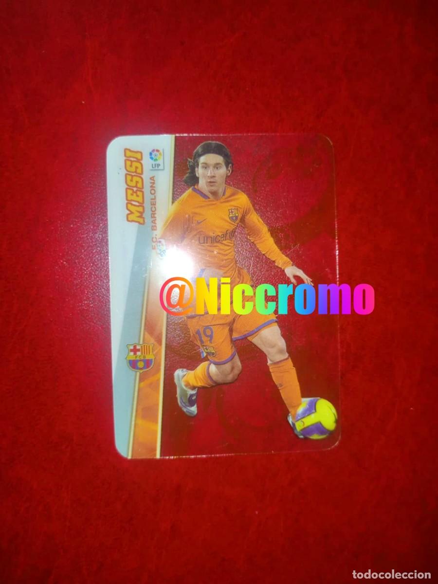 Cromos de f&uacute;tbol: messi fc barcelona MEGACRACKS 2008 2009 384 MEGA panini 08 09 argentina ULTRA CARD