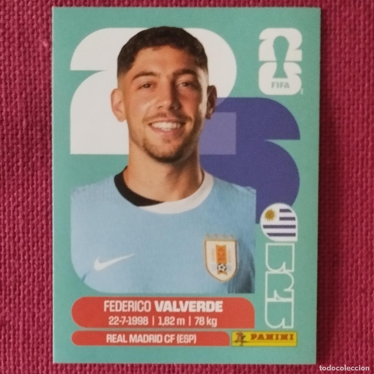 Cromos de f&uacute;tbol: FEDERICO VALVERDE - URUGUAY - URU 10 - MUNDIAL DE FUTBOL - FIFA WORLD CUP - 2026