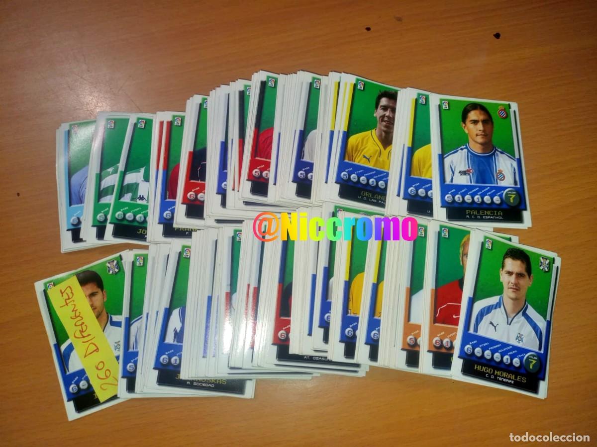 Cromos de f&uacute;tbol: 260 cromos diferentes superliga 2001 2002 panini sports nuevos sin pegar