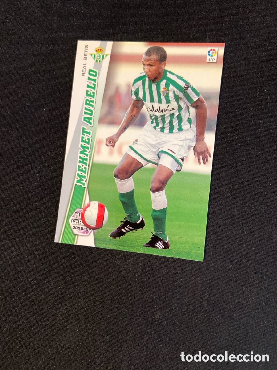 Cromos de f&uacute;tbol: MEHMET AURELIO 451 FICHAJE (BETIS) PANINI MEGACRACKS 2008-2009 08 09 CROMO CARTA M-5