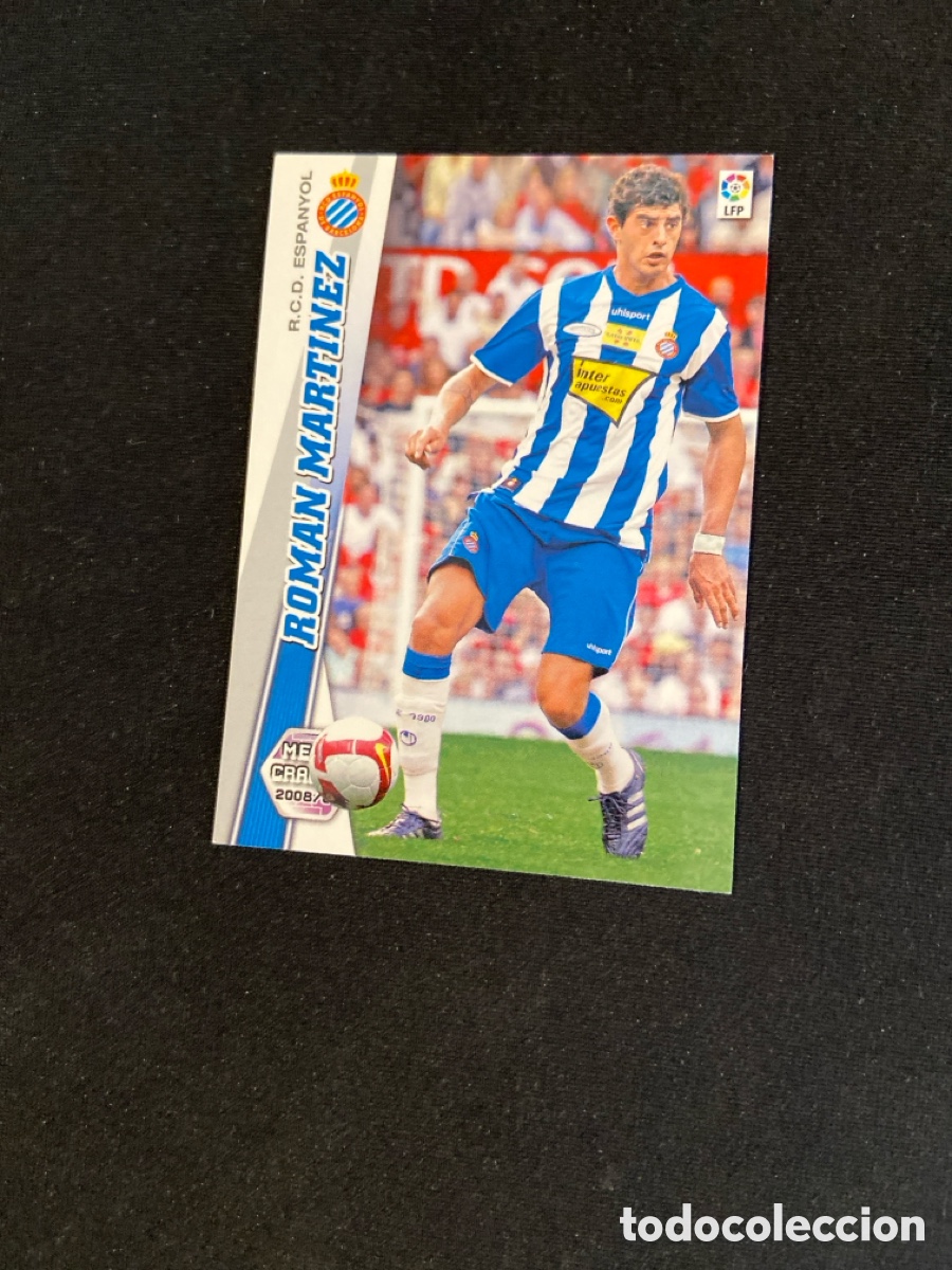 Cromos de f&uacute;tbol: ROMAN MARTINEZ 452 (ESPANYOL) PANINI MEGACRACKS 2008-2009 08 09 CROMO CARTA M-5