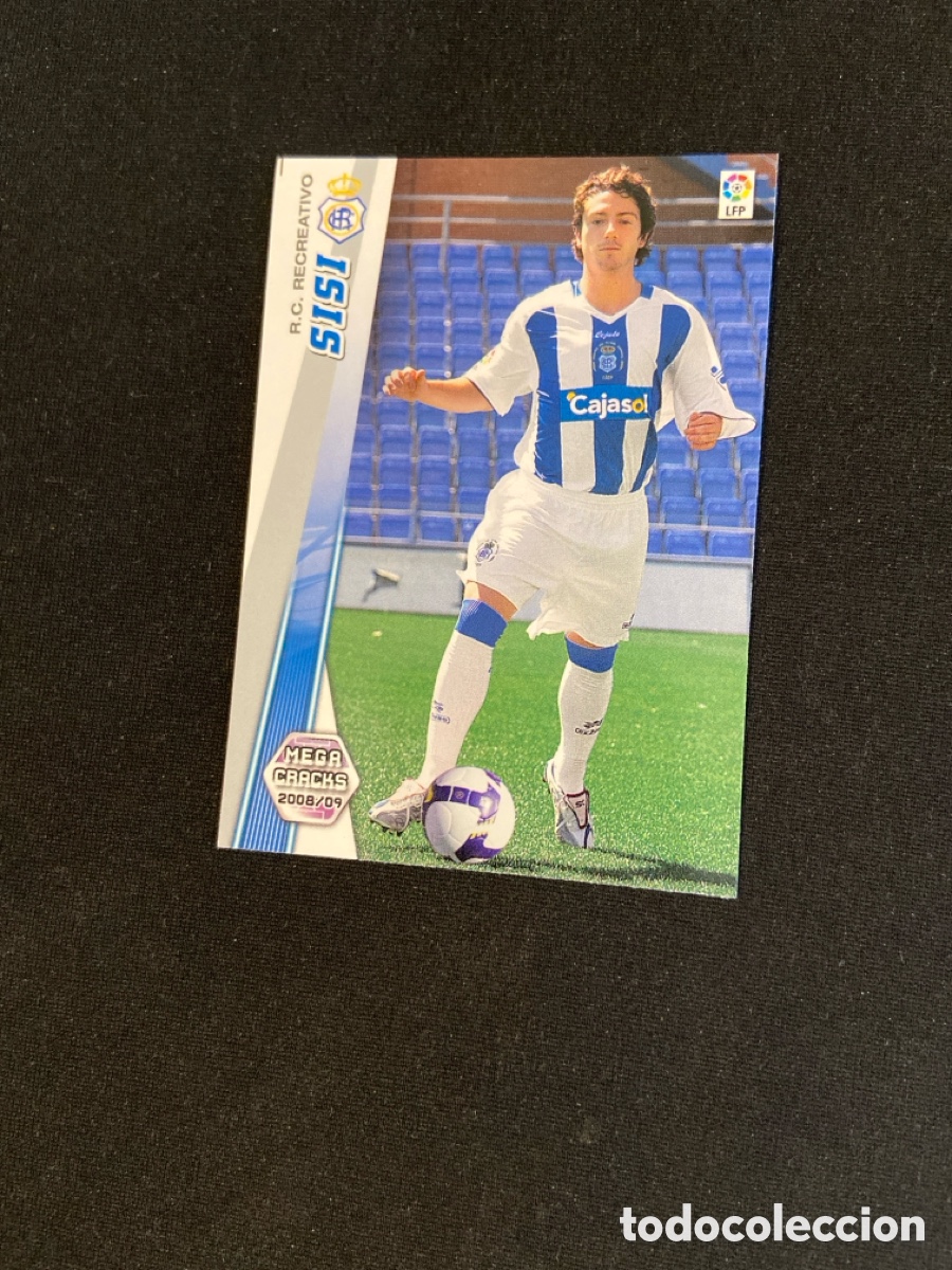 Cromos de f&uacute;tbol: SISI 454 NUEVO FICHAJE (RECREATIVO HUELVA) PANINI MEGACRACKS 2008-2009 08 09 CROMO CARTA M-5
