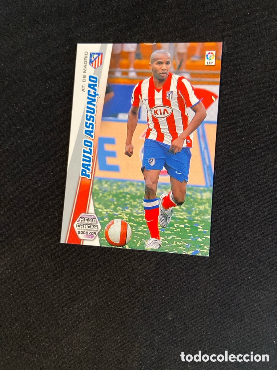 Cromos de f&uacute;tbol: PAULO ASSUNCAO 455 NUEVO FICHAJE (ATL&Eacute;TICO MADRID) PANINI MEGACRACKS 2008-2009 08 09 CROMO CARTA M-5