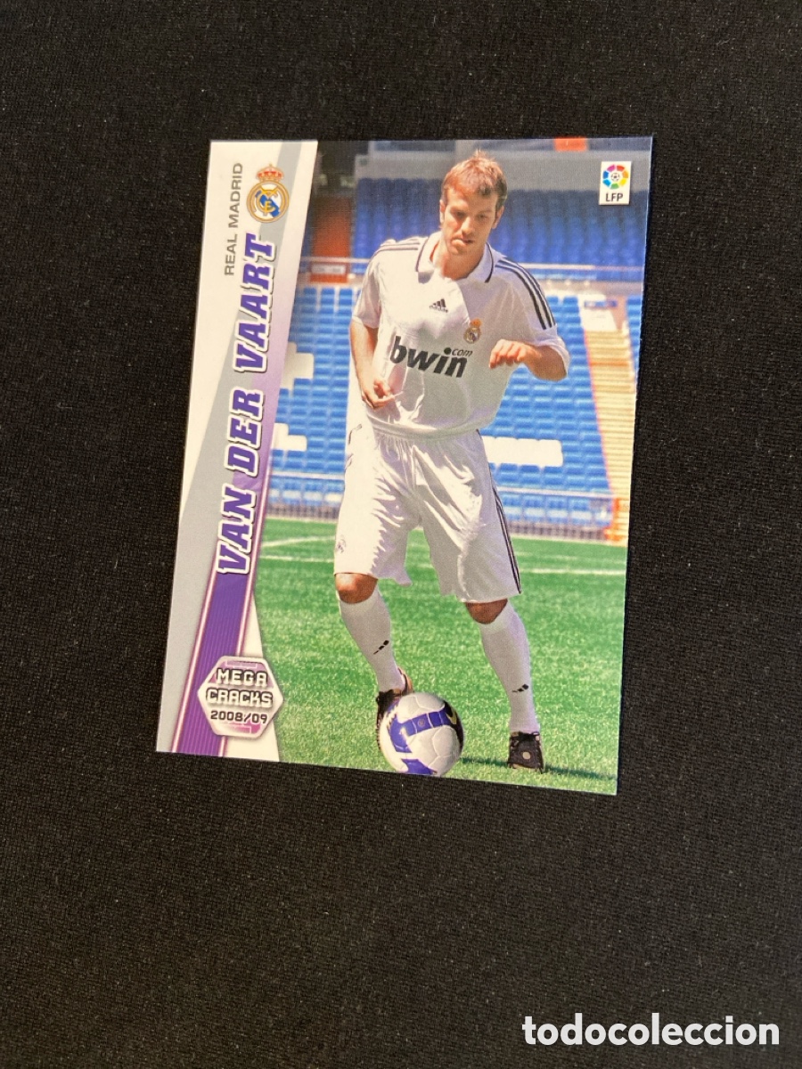 Football Stickers: VAN DER VAART 457 NUEVO FICHAJE (REAL MADRID) PANINI MEGACRACKS 2008-2009 08 09 CROMO CARTA M-5