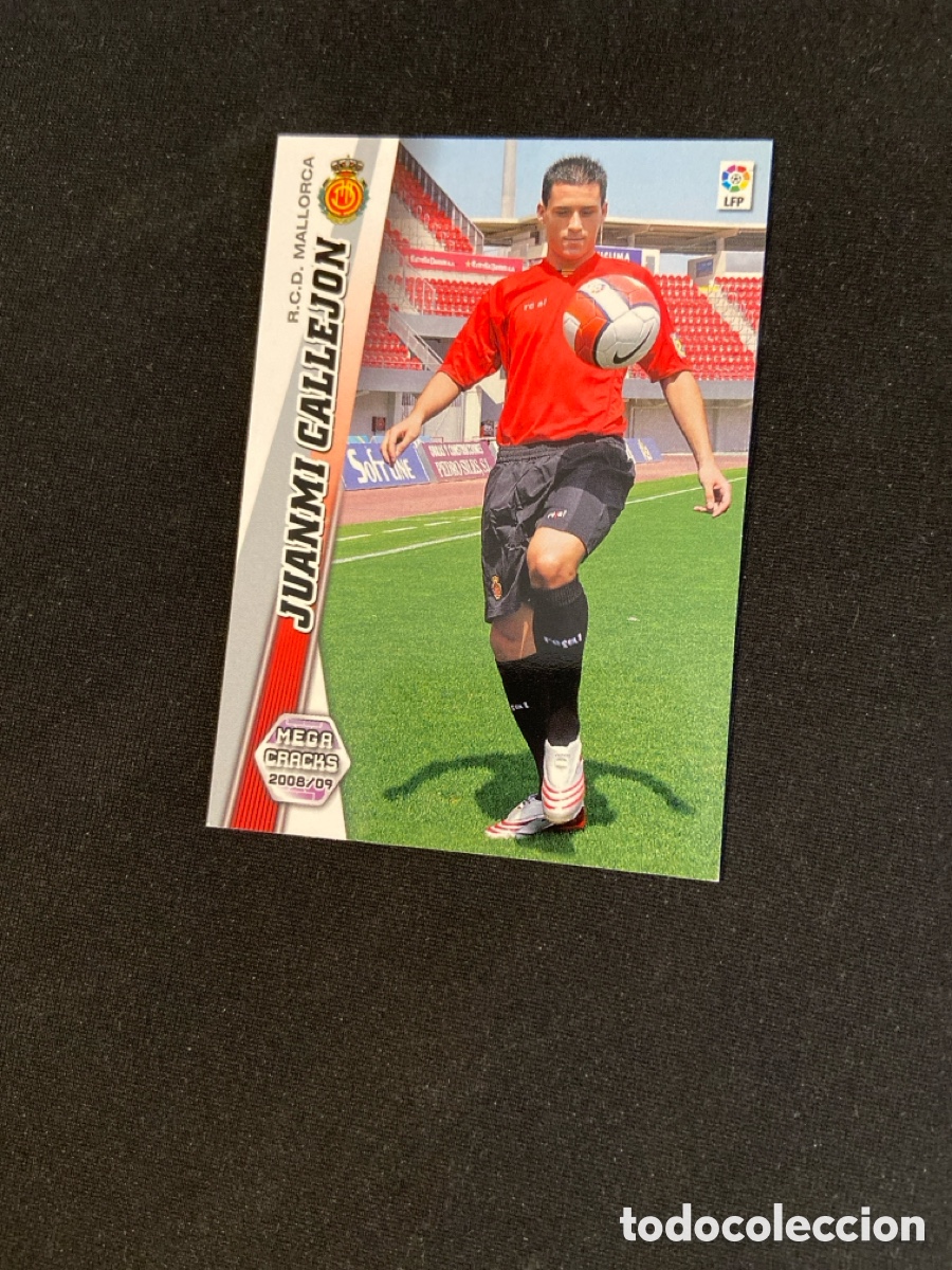 Fu&szlig;ball-Sticker: JUANMI CALLEJON 465 FICHAJE (MALLORCA) PANINI MEGACRACKS 2008-2009 08 09 CROMO CARTA M-5