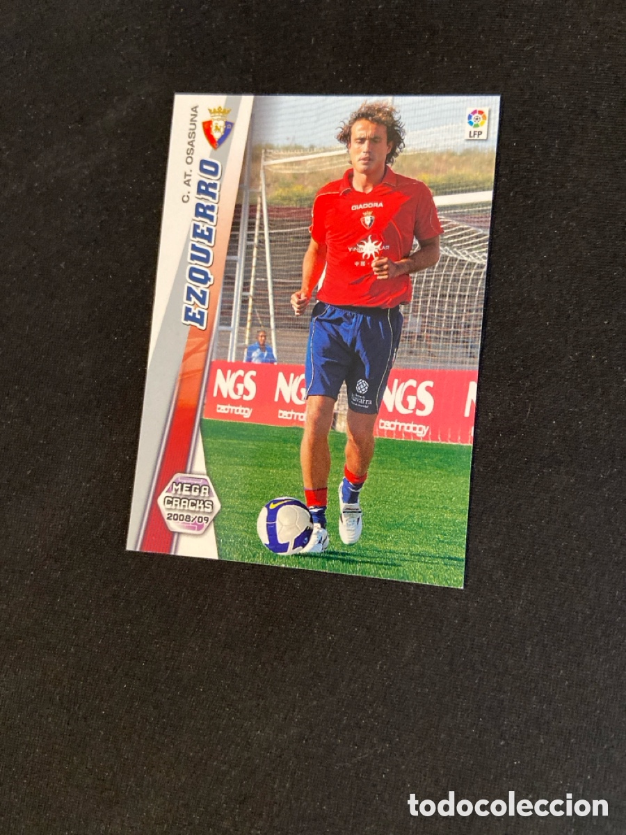 Fu&szlig;ball-Sticker: EZQUERRO 466 NUEVO FICHAJE (OSASUNA) PANINI MEGACRACKS 2008-2009 08 09 CROMO CARTA M-5