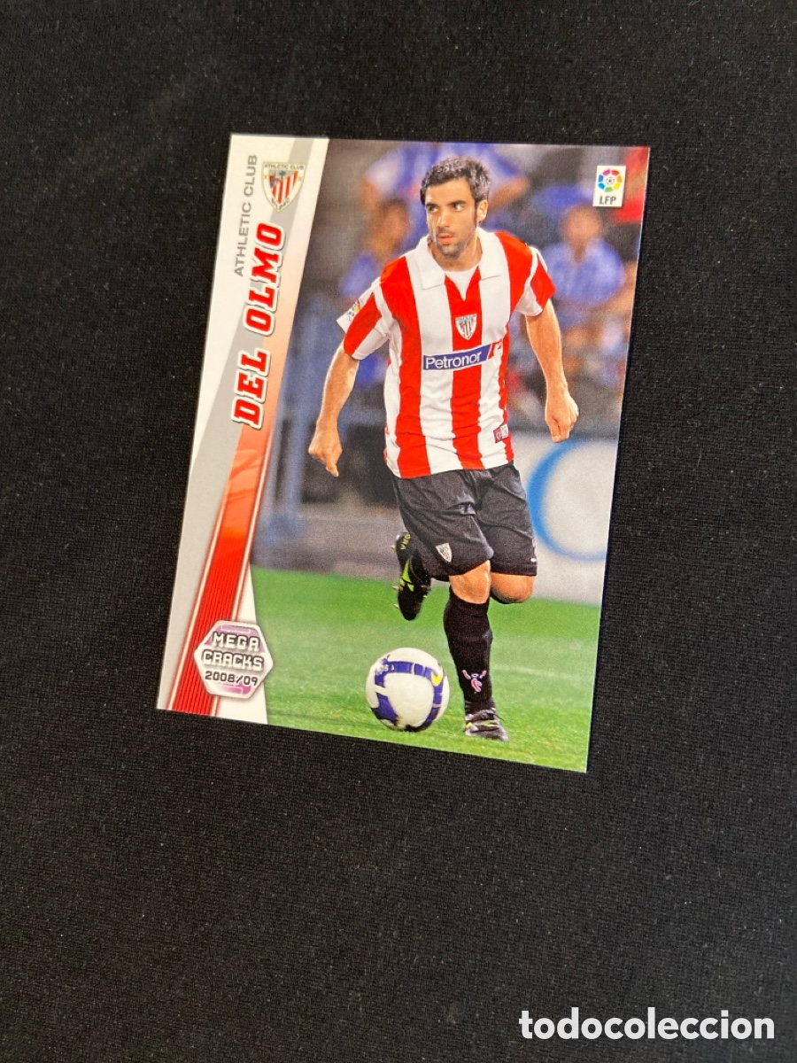 Figurine di Calcio: DEL OLMO 469 NUEVO FICHAJE (BILBAO) PANINI MEGACRACKS 2008-2009 08 09 CROMO CARTA M-5
