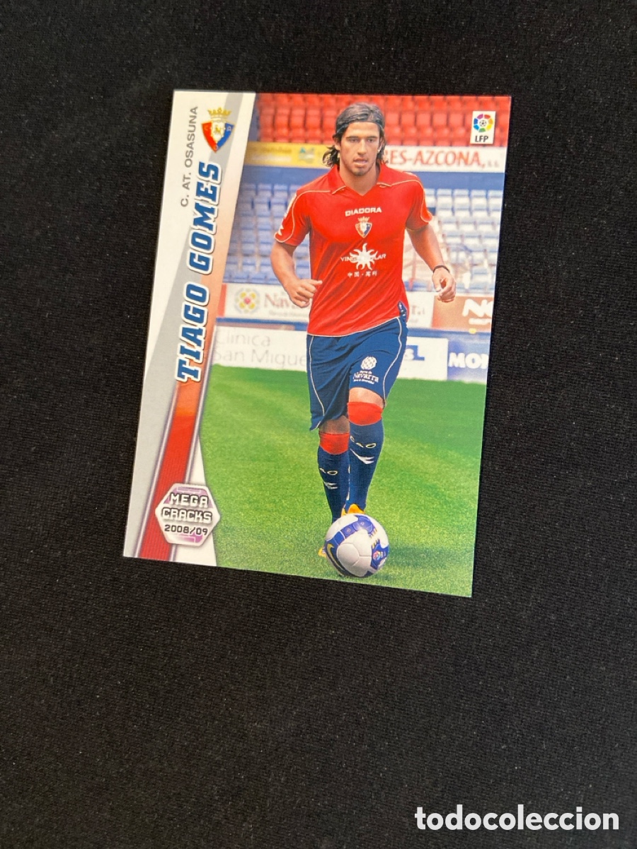 Figurine di Calcio: TIAGO GOMES 478 NUEVO FICHAJE (OSASUNA) PANINI MEGACRACKS 2008-2009 08 09 CROMO CARTA M-5