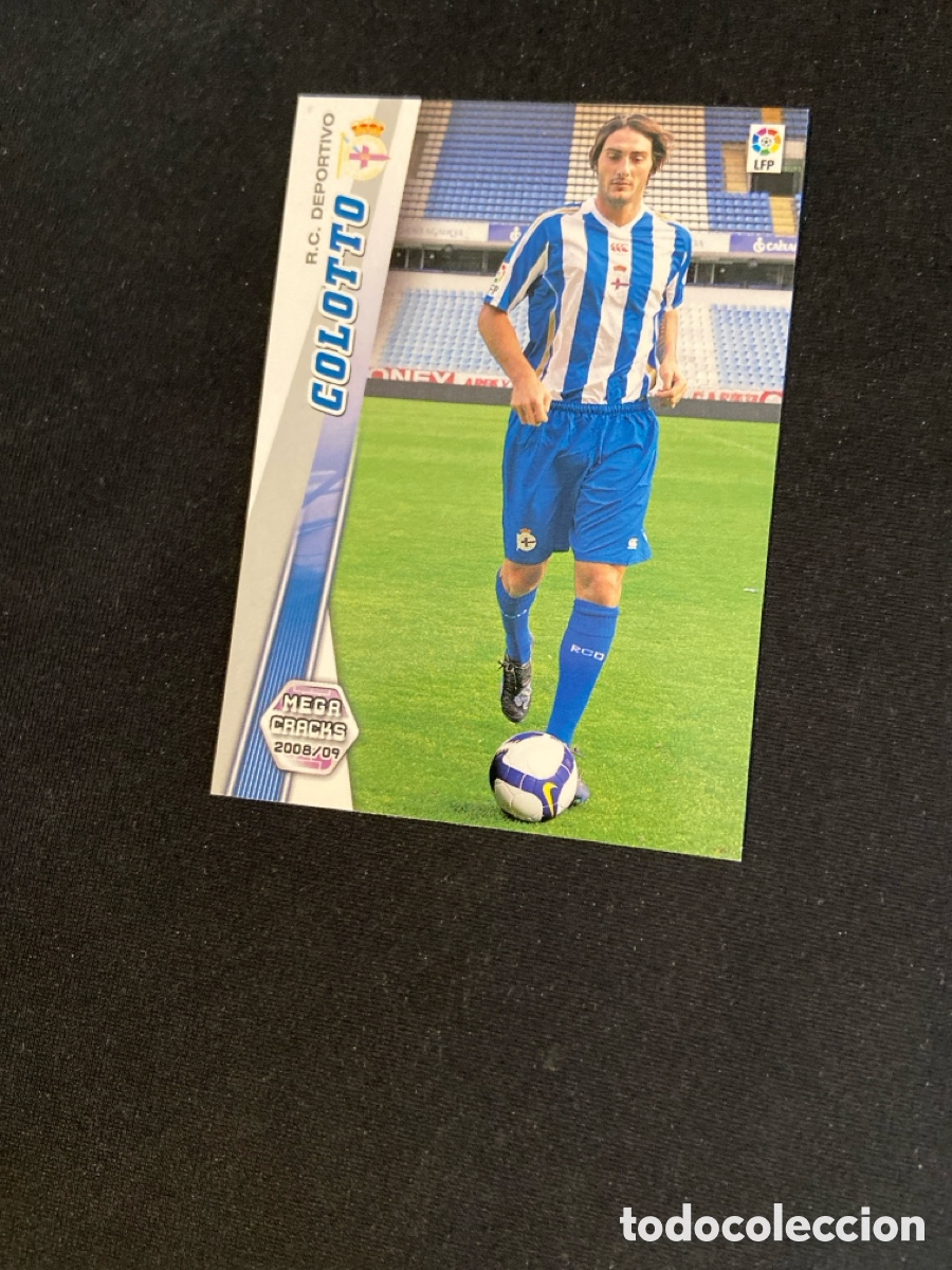 Cromos de f&uacute;tbol: COLOTTO 485 NUEVO FICHAJE (DEPORTIVO CORU&Ntilde;A) PANINI MEGACRACKS 2008-2009 08 09 CROMO CARTA M-5