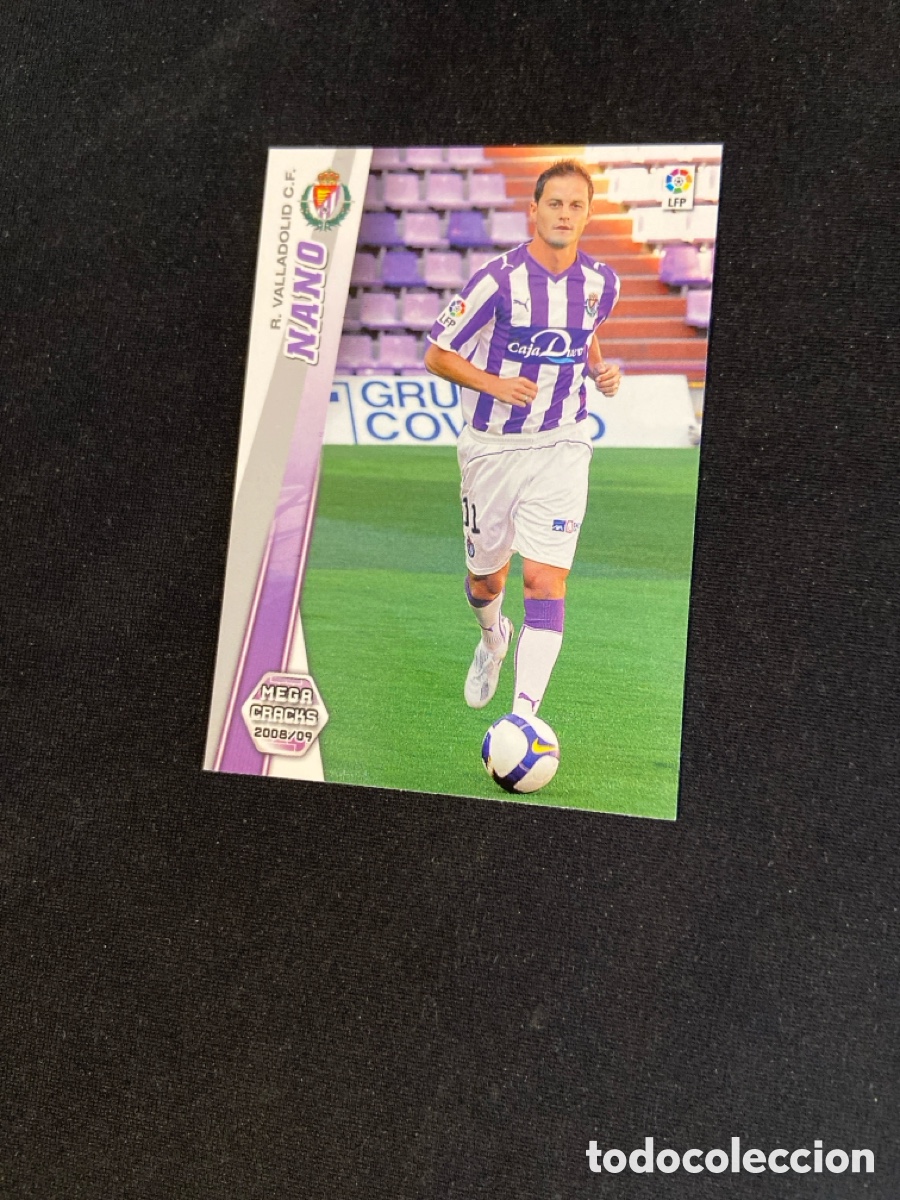 Football Stickers: NANO 494 NUEVO FICHAJE (VALLADOLID) PANINI MEGACRACKS 2008-2009 08 09 CROMO CARTA M-5