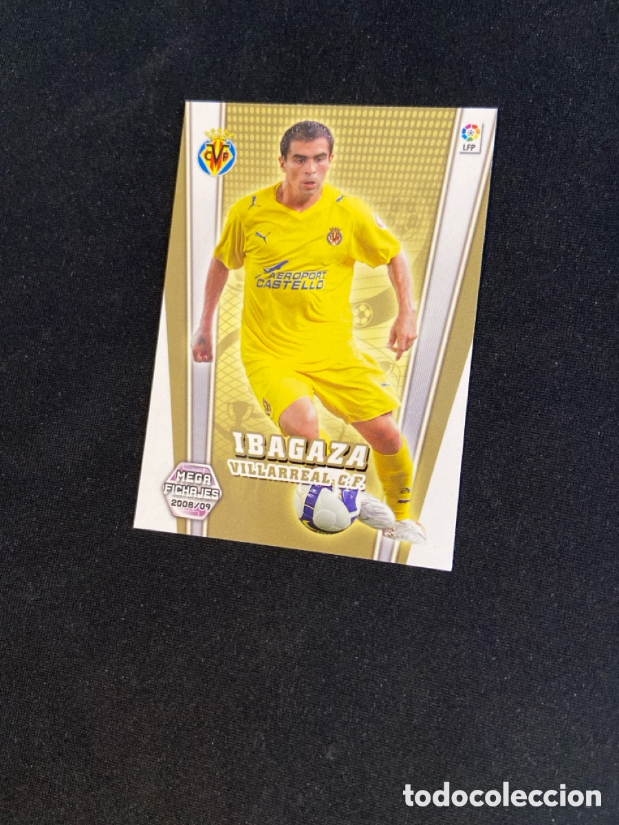 Cromos de f&uacute;tbol: IBAGAZA 499 FICHAJES (VILLARREAL) PANINI MEGACRACKS 2008-2009 08 09 CROMO CARTA M-5