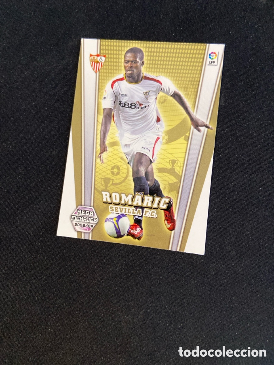 Fu&szlig;ball-Sticker: ROMARIC 502 FICHAJES (SEVILLA) PANINI MEGACRACKS 2008-2009 08 09 CROMO CARTA M-5