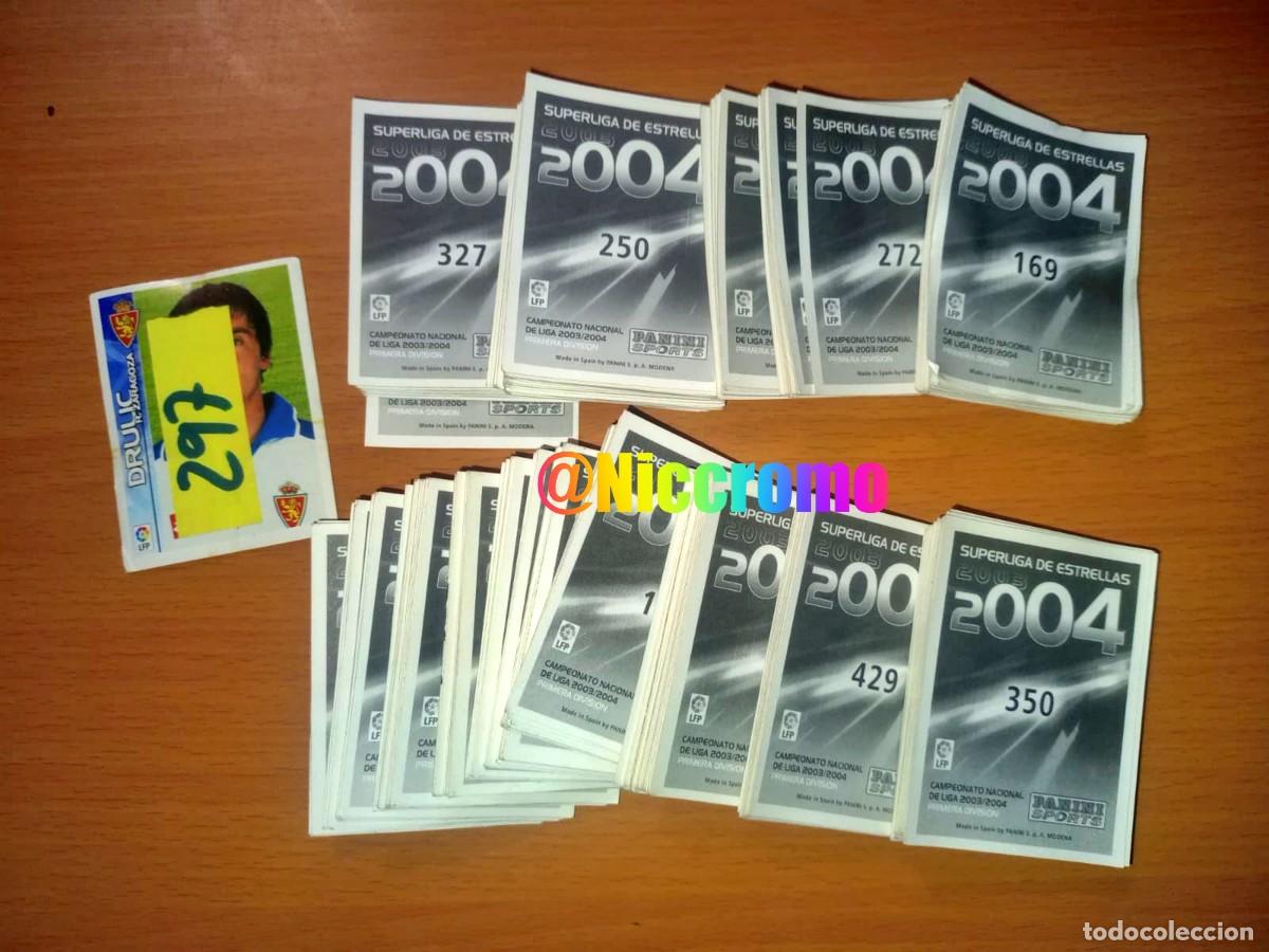 Cromos de f&uacute;tbol: 297 cromos diferentes superliga 2003 2004 panini sports nuevos sin pegar