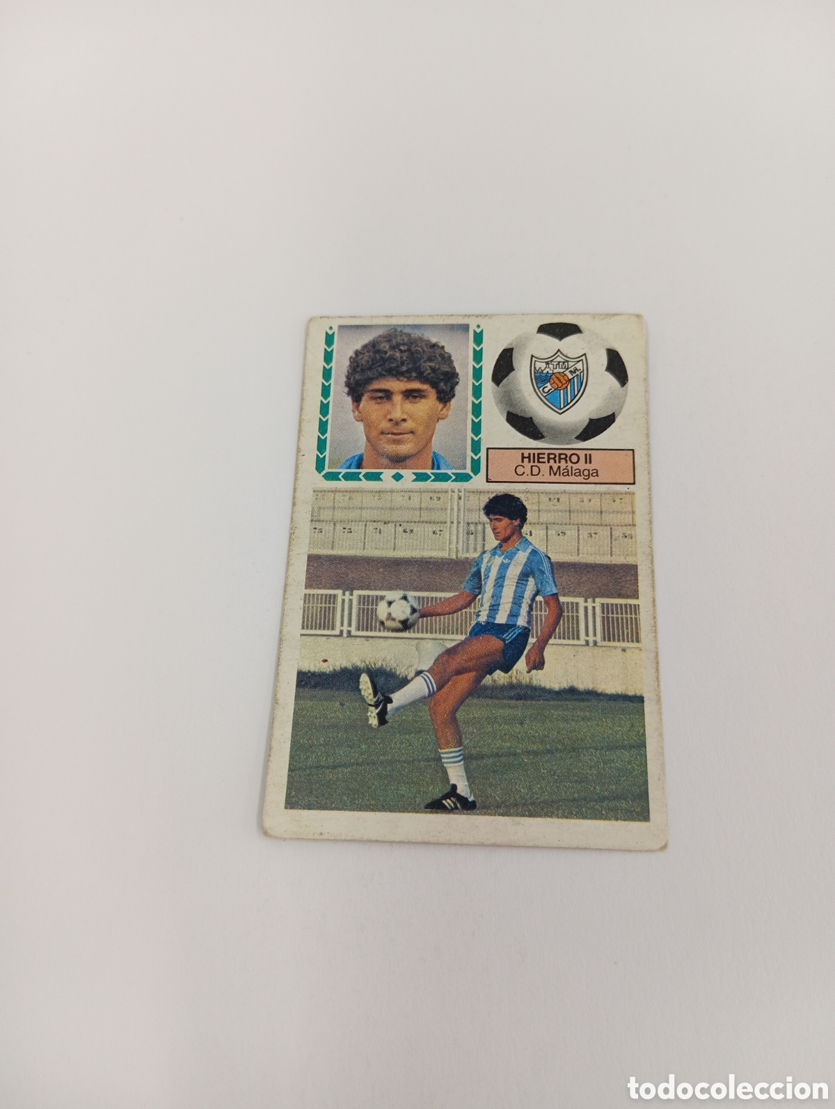 Football Stickers: HIERRO II COLOCA M&aacute;laga Liga Este 1983 1984 NUEVO 83 84 SIN PEGAR