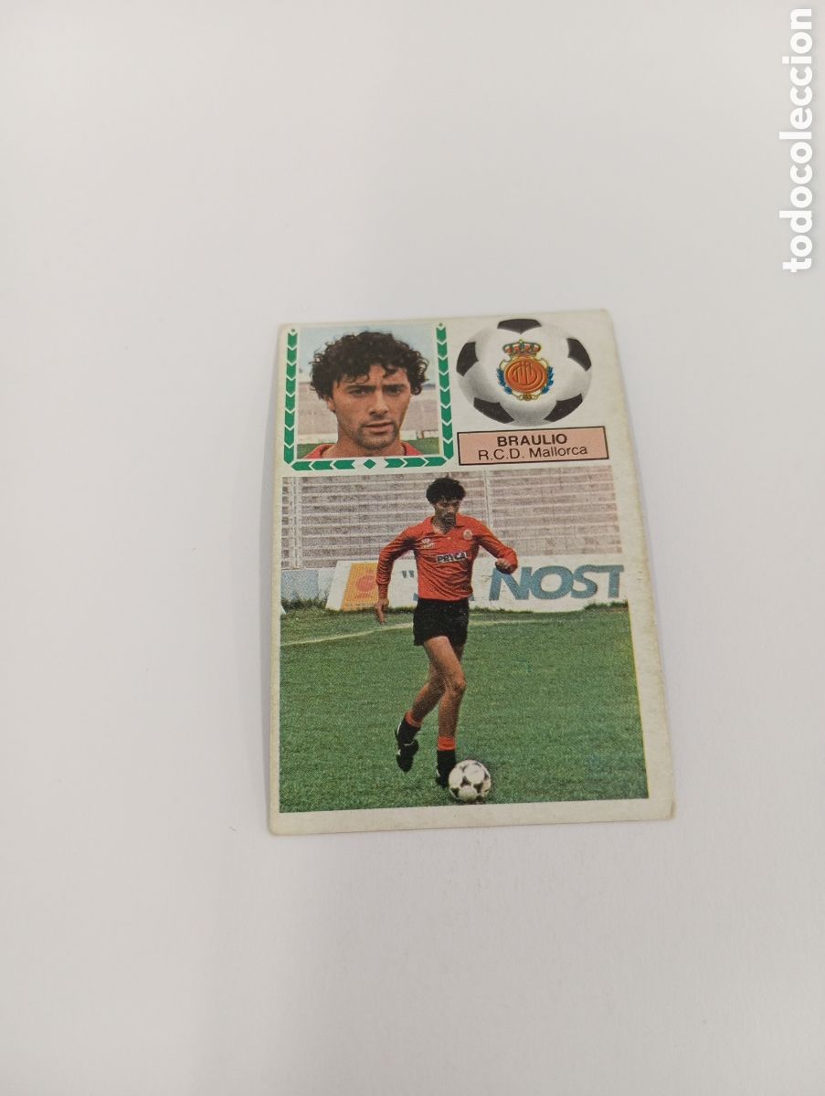 Cromos de f&uacute;tbol: BRAULIO Mallorca Liga Este 1983 1984 NUEVO 83 84 SIN PEGAR