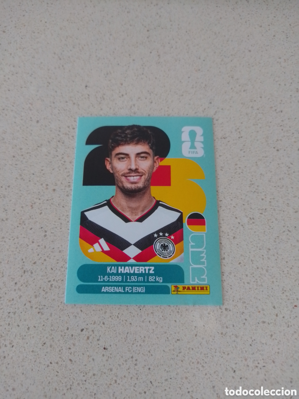 Cromos de f&uacute;tbol: CROMO NUMERO 17 HAVERTZ ALEMANIA. MUNDIAL 2026. PANINI.