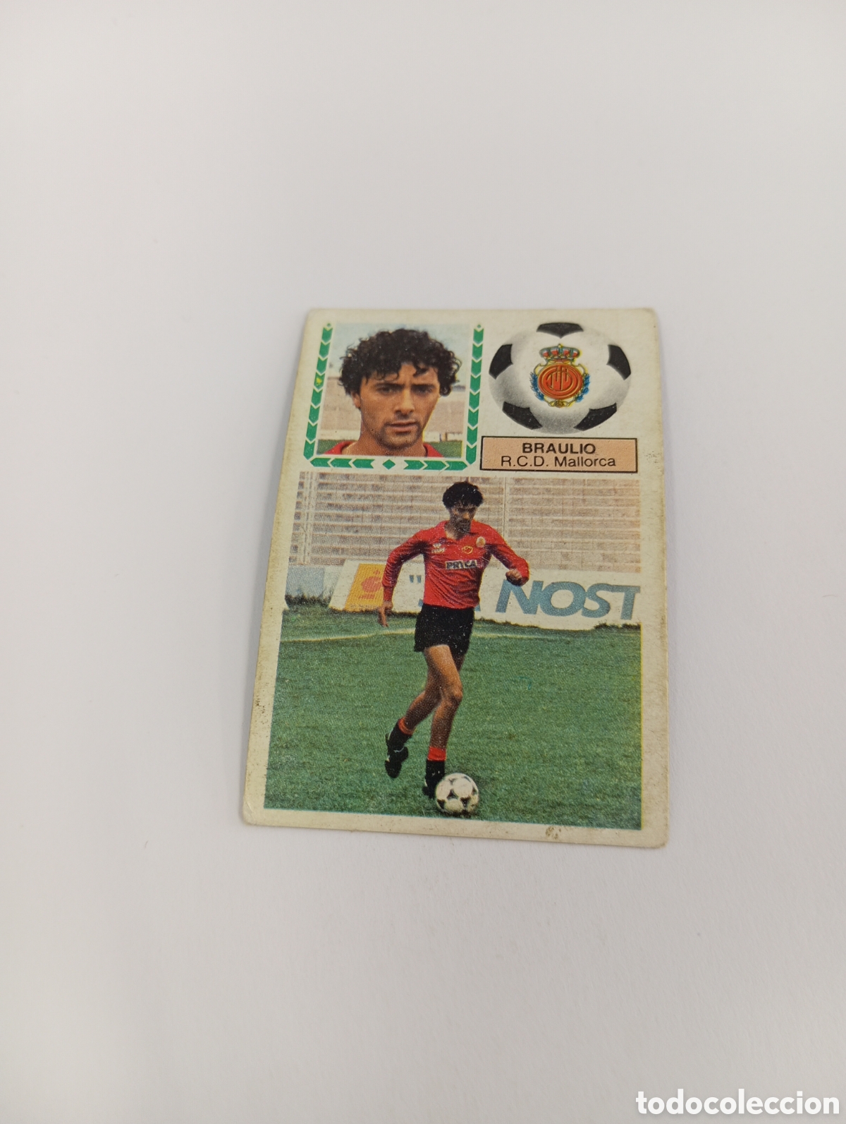 Cromos de f&uacute;tbol: BRAULIO Mallorca Liga Este 1983 1984 NUEVO 83 84 SIN PEGAR