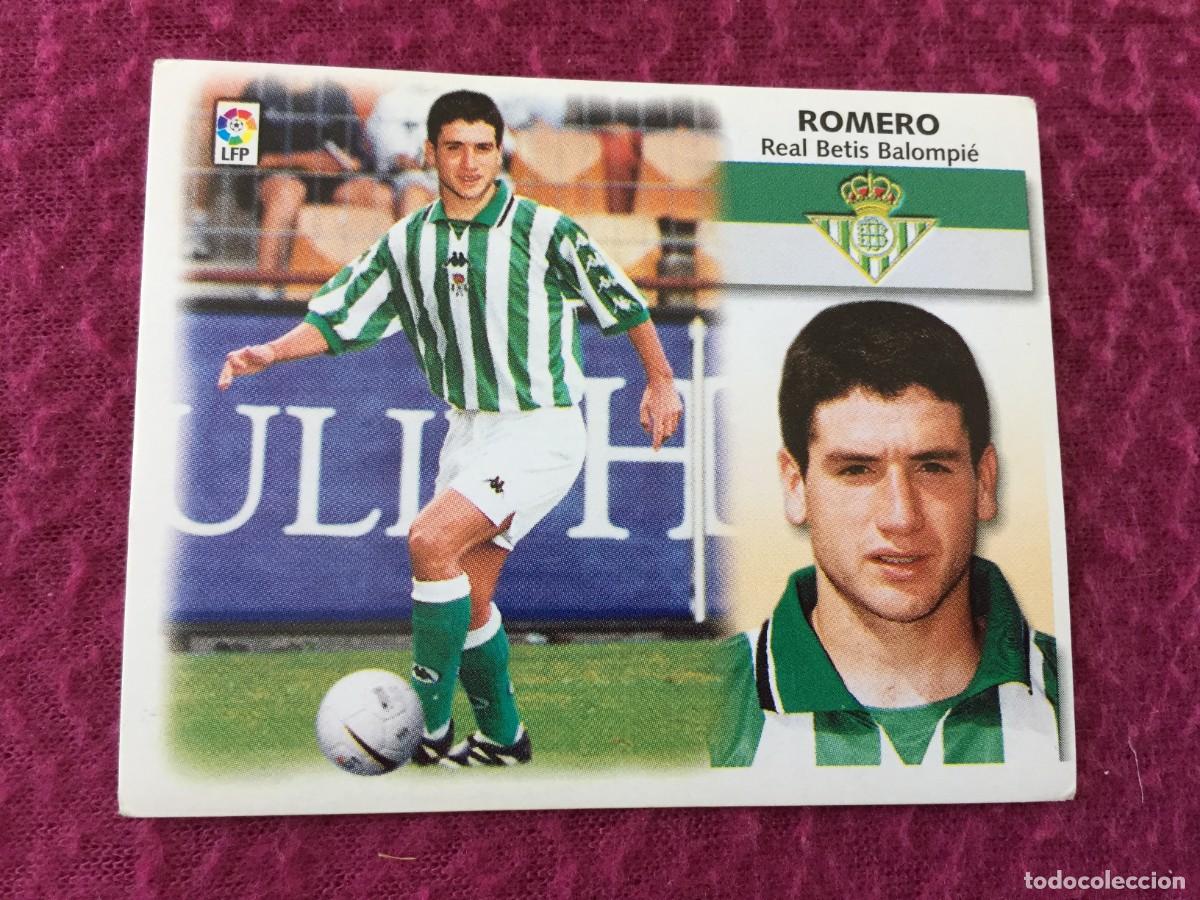 Football Stickers: ROMERO - BETIS - FICHAJE 7 BIS - LIGA ESTE 1999/00 99 00 - NUNCA PEGADO - SIN PEGAR NUNCA