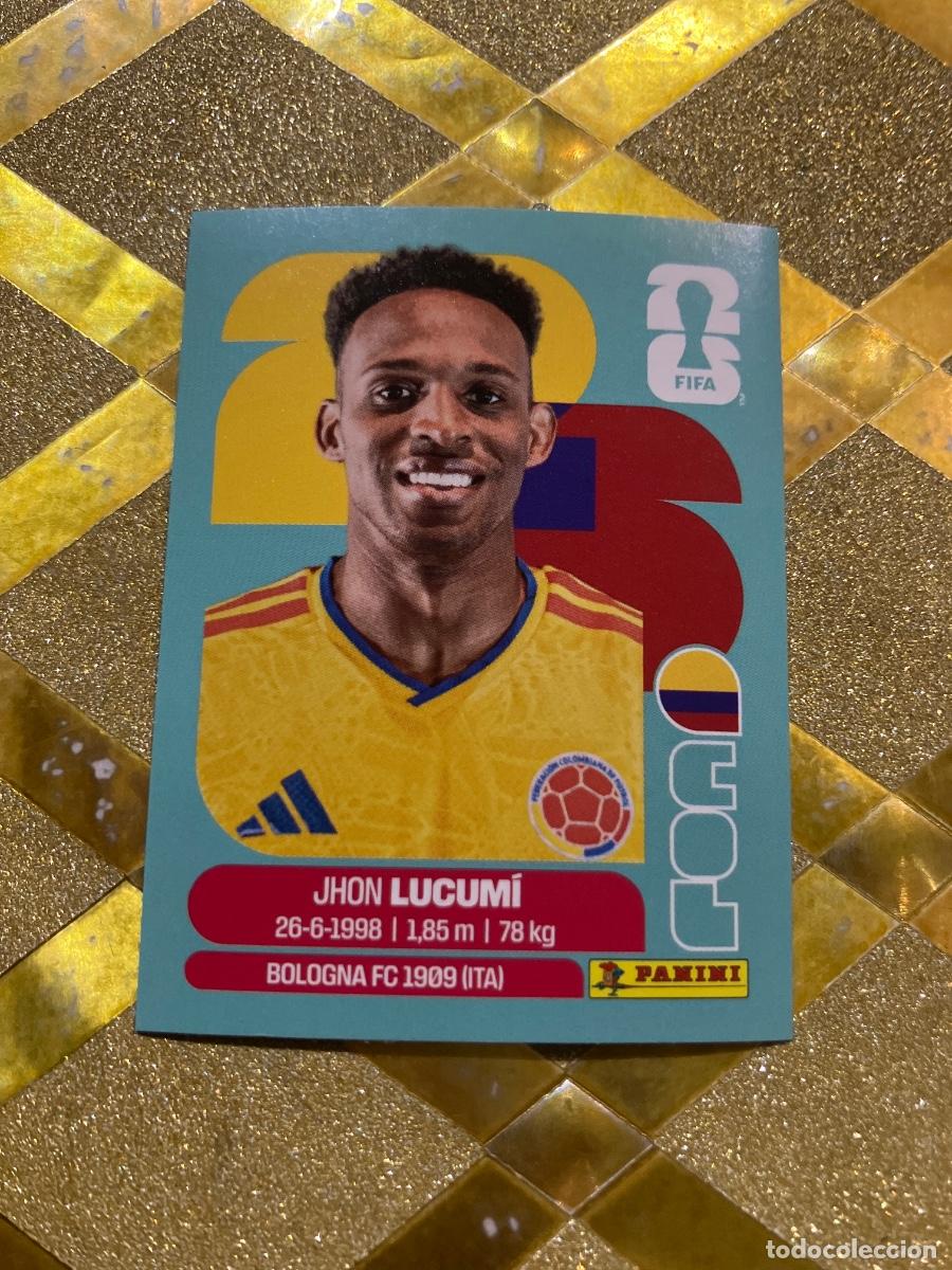 Cromos de f&uacute;tbol: CROMO DE F&Uacute;TBOL NUMERO COL 8 JHON LUCUMI COLOMBIA MUNDIAL 2026 MEXICO-EEUU-CANADA PANINI !