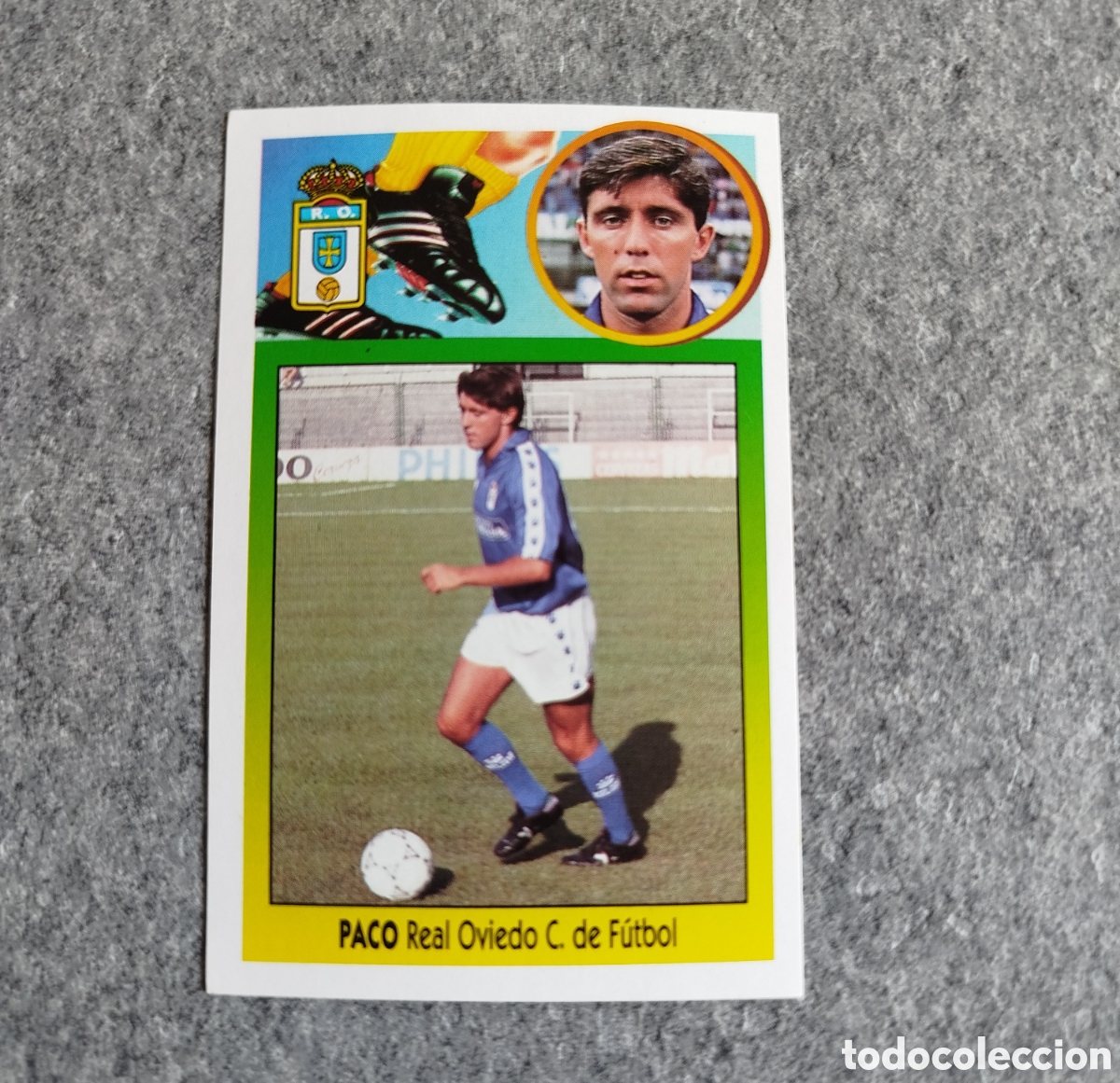 Cromos de f&uacute;tbol: ADHESIVO PACO OVIEDO LIGA 93 94 1993 1994 ESTE SIN PEGAR NUNCA PEGADO CROMO