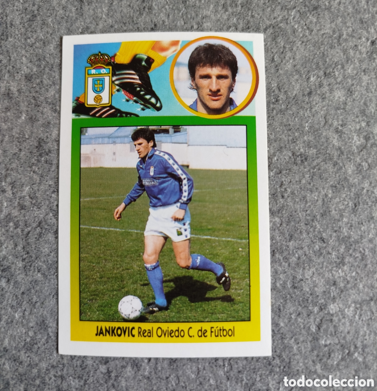 Cromos de f&uacute;tbol: ADHESIVO JANKOVIC OVIEDO LIGA 93 94 1993 1994 ESTE SIN PEGAR NUNCA PEGADO CROMO
