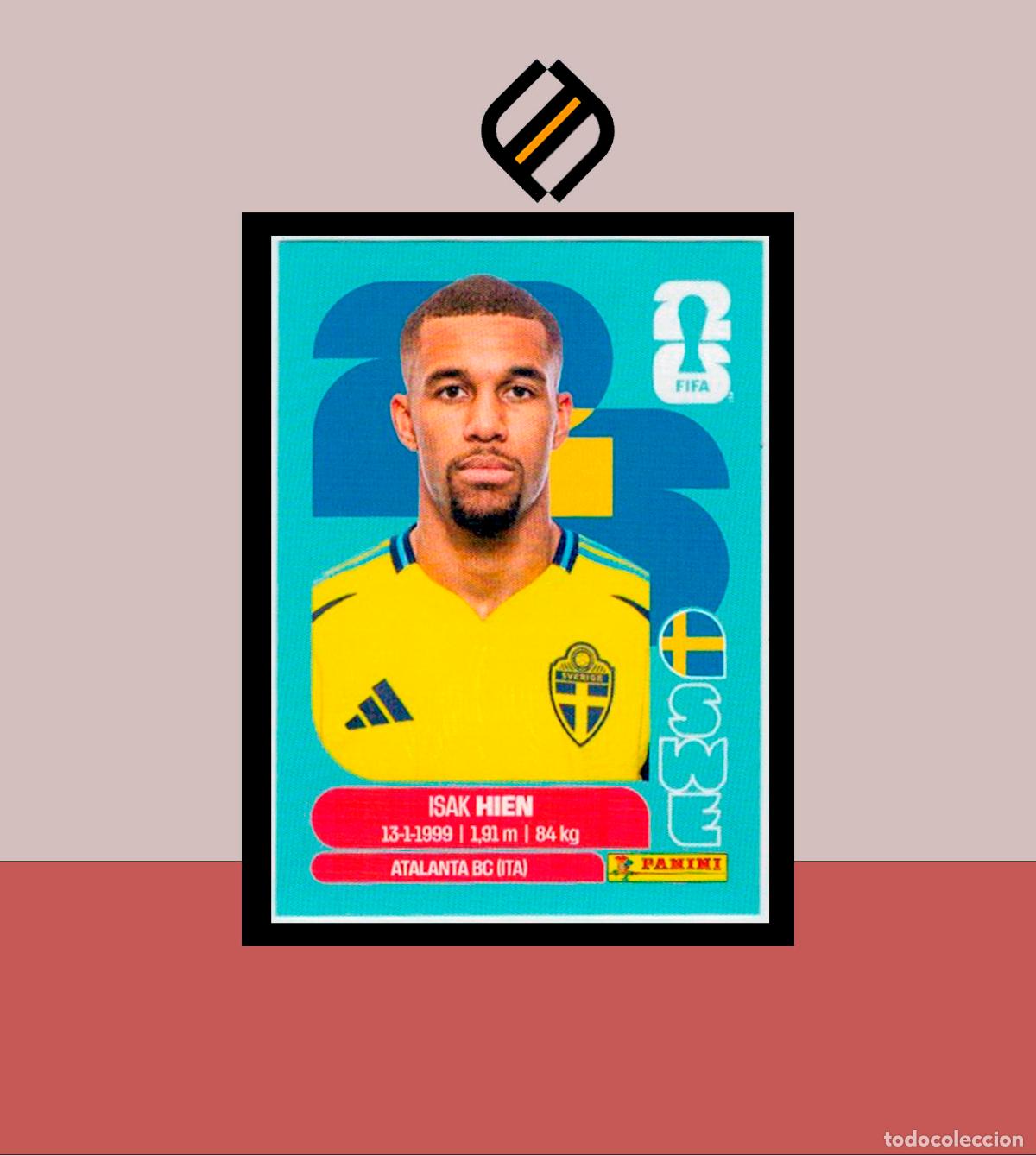 Cromos de f&uacute;tbol: PANINI FIFA CLUB WORLD CUP 2026 26 SWE 3 ISAK HIEN SUECIA STICKER MUNDIAL MEX CAN USA LIGA