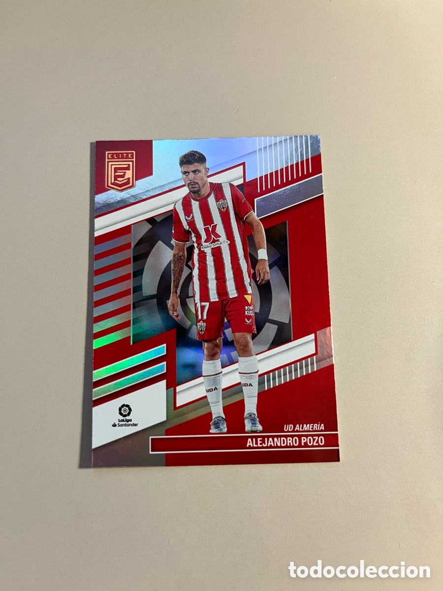 Cromos de f&uacute;tbol: Alejandro Pozo Almer&iacute;a Panini Donruss Elite La Liga 2022-23
