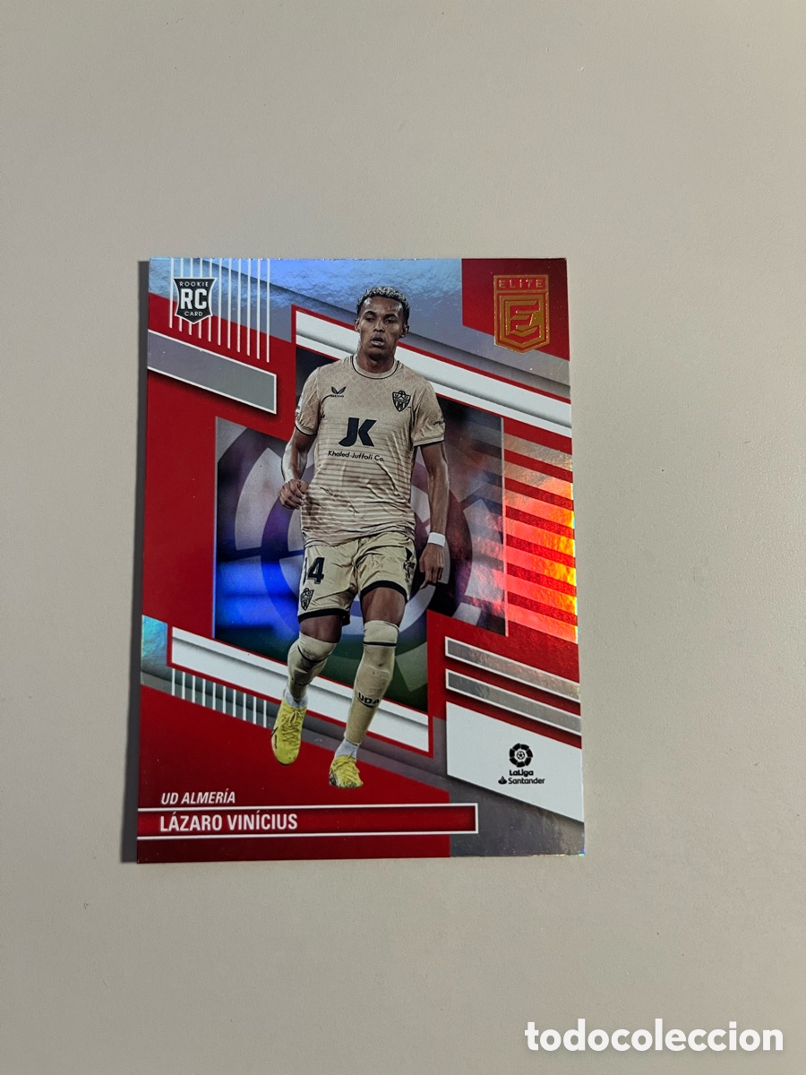 Cromos de f&uacute;tbol: Lazaro Vinicius Almer&iacute;a Panini Donruss Elite La Liga 2022-23