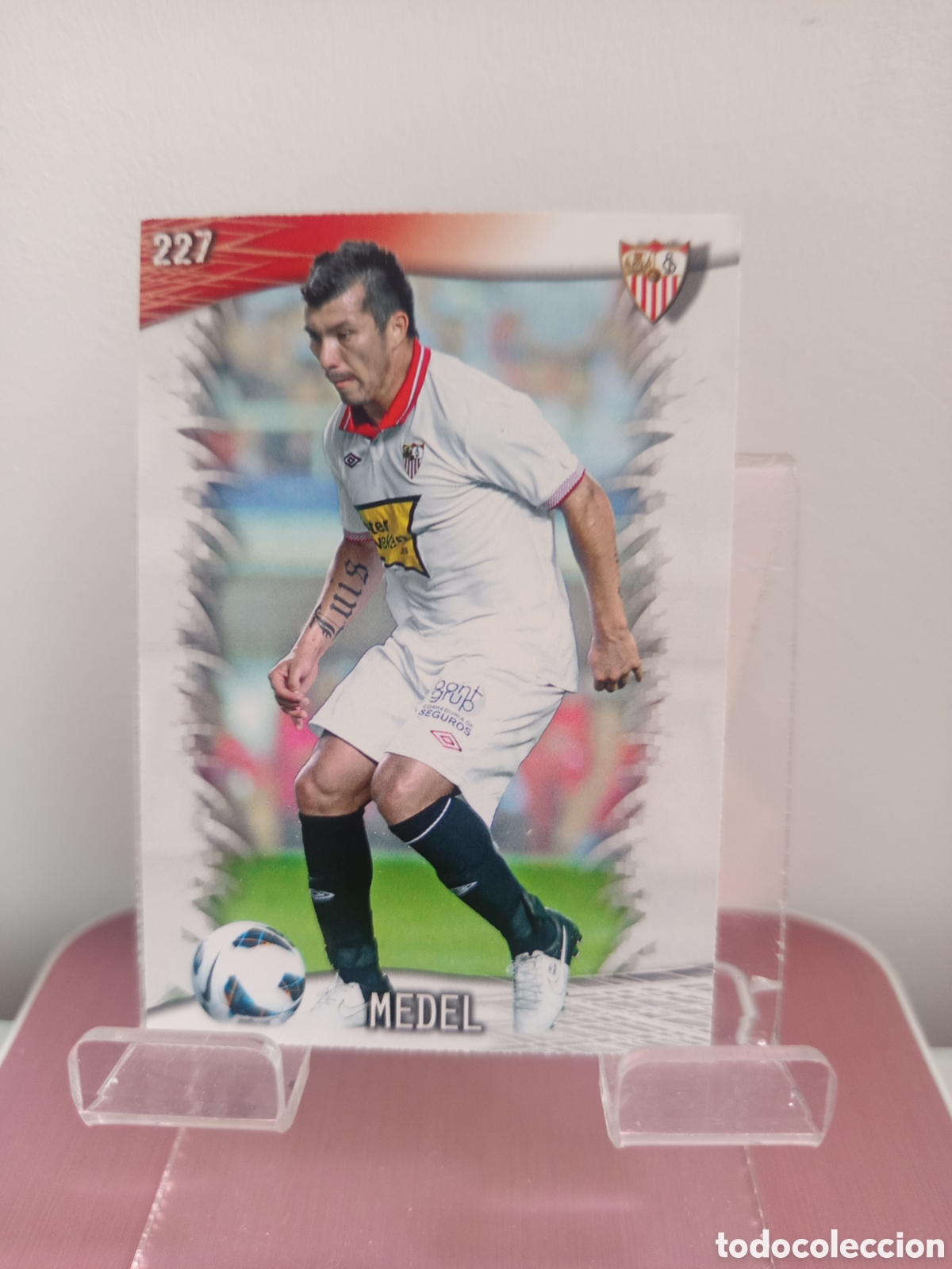 Fu&szlig;ball-Sticker: ❇️ CROMO CARD ⚽ MEDEL SEVILLA 227 FICHAS LIGA QUIZ GAME 2014 13 14 2013 2014 MUNDICROMO ❇️
