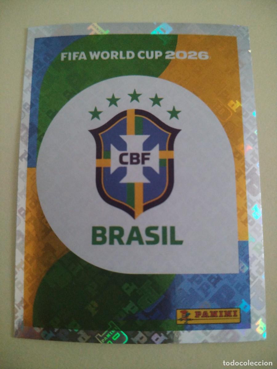 Cromos de f&uacute;tbol: CROMO MUNDIAL 2026 - BRASIL BRA 1