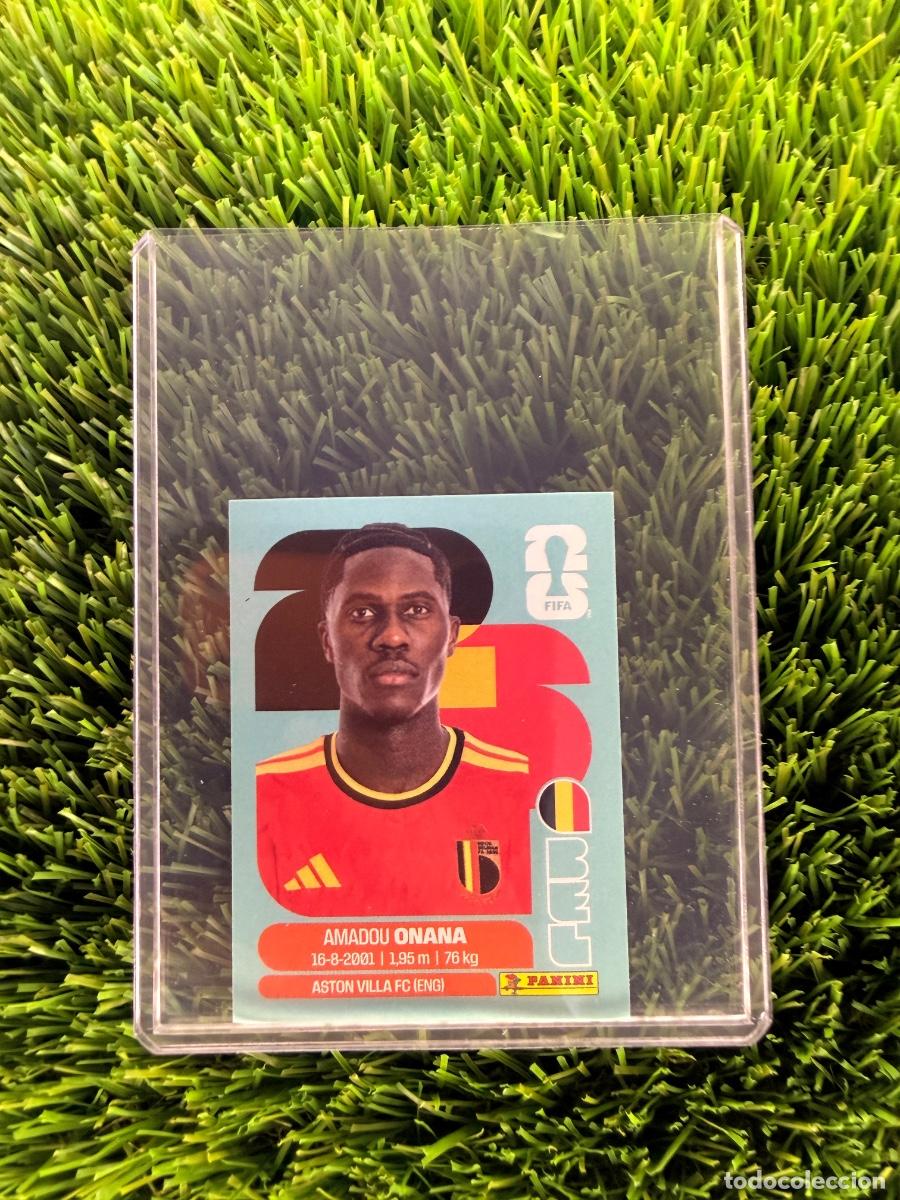 Cromos de f&uacute;tbol: N&ordm; BEL10 Amadou Onana B&eacute;lgica Mundial 2026 Stickers
