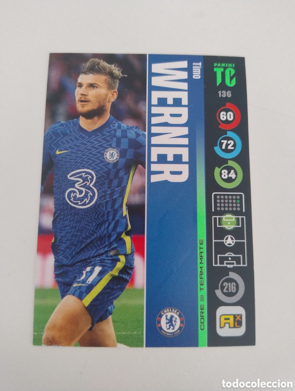 Cromos de f&uacute;tbol: 136 - Werner - Chelsea - Panini Top Class 2022
