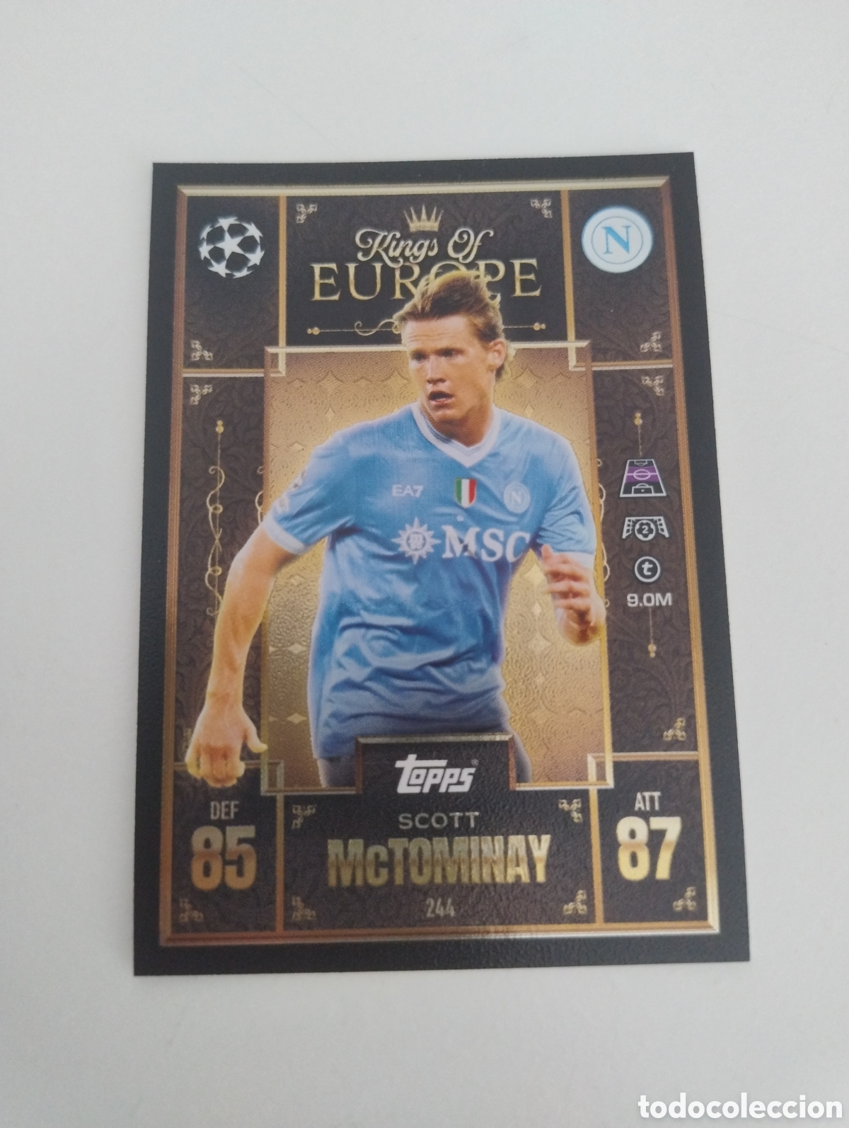 Cromos de f&uacute;tbol: 244 - McTominay - N&aacute;poles - Topps Match Attax 2025 - 2026 Kings of Europe