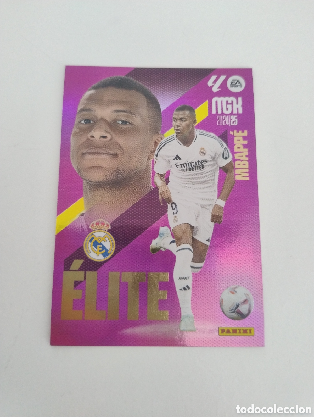 Cromos de f&uacute;tbol: 498 - Mbappe - Real Madrid - Megacracks 2024 - 2025 Elite