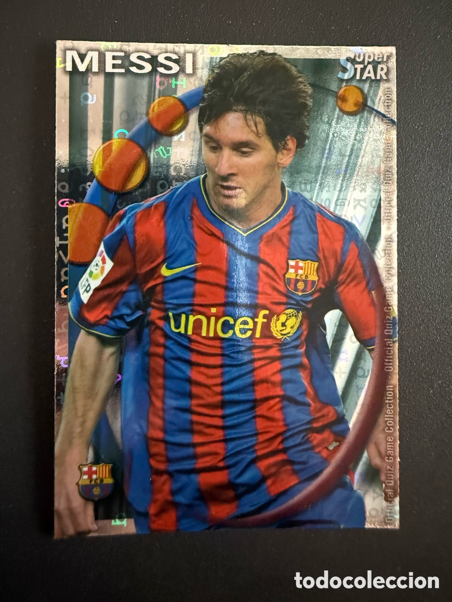 Cromos de f&uacute;tbol: MUNDICROMO 2011. n 025. MESSI. Super Star. LETRAS
