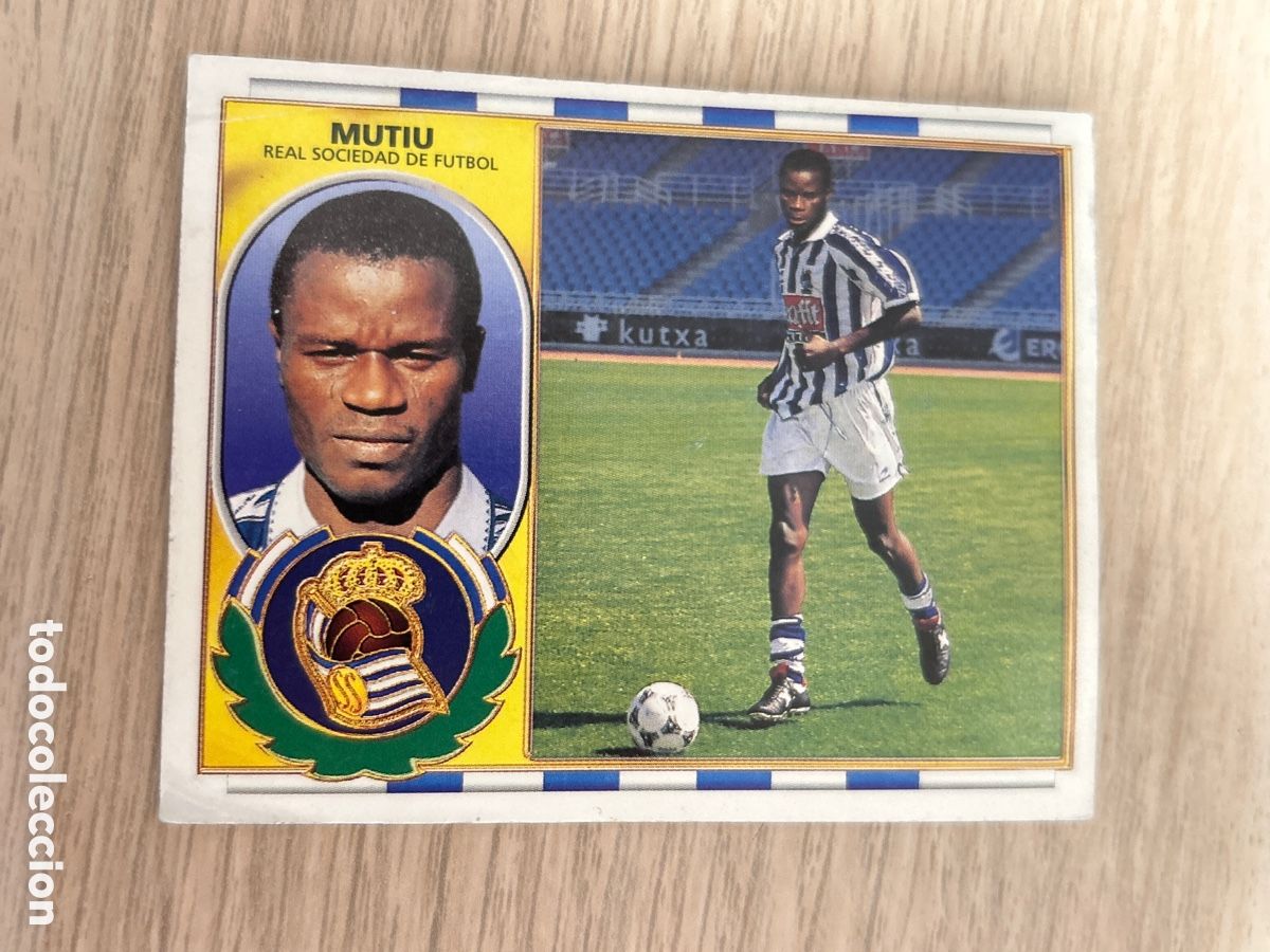 Cromos de f&uacute;tbol: MUTIU REAL SOCIEDAD COLOCA LIGA ESTE 1996 1997 96 97 LEER NUNCA PEGADO SIN PEGAR