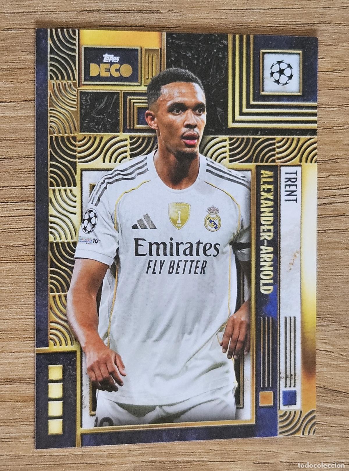 Cromos de f&uacute;tbol: Trent Alexander-Arnold Real Madrid Topps Deco UEFA Champions League 2025-2026 (25-26). Current Stars