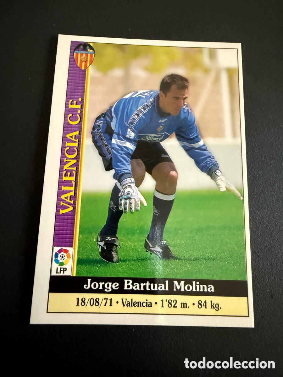 Cromos de Futebol: MUNDICROMO 2000. n 58. BARTUAL ( Valencia )