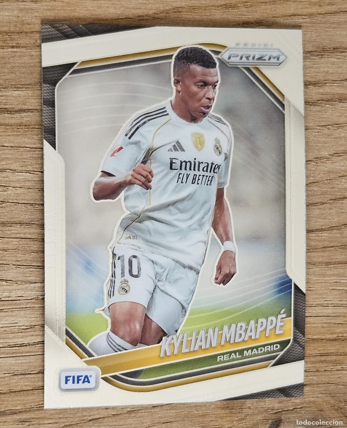 Cromos de f&uacute;tbol: 181 Kylian Mbapp&eacute; (Real Madrid). Cromo Panini Prizm FIFA Soccer 2025-2026 (25-26)