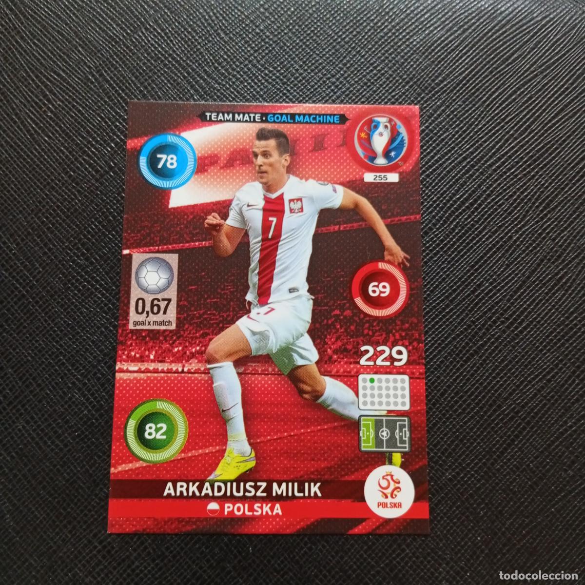 Cromos de f&uacute;tbol: 255 MILIK POLONIA PANINI ADRENALYN FRANCIA EURO 2016 FUTBOL EUROCOPA 16 - A148 PG1