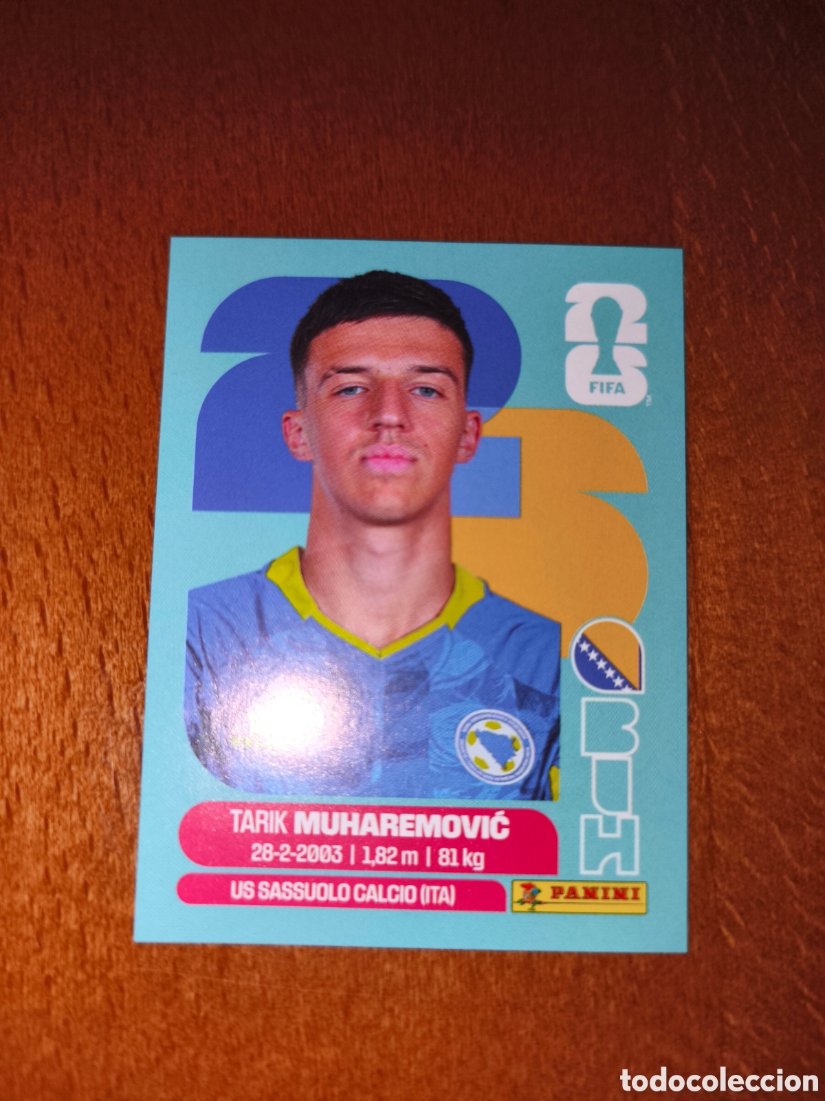 Cromos de f&uacute;tbol: BIH5 Tarik Muharemovic BIH 5 Fifa World Cup 2026 Bosnia