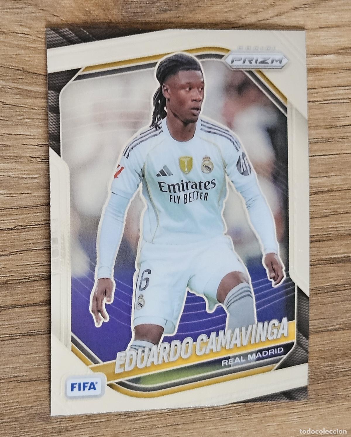 Cromos de f&uacute;tbol: 188 Eduardo Camavinga (Real Madrid). Cromo Panini Prizm FIFA Soccer 2025-2026 (25-26)