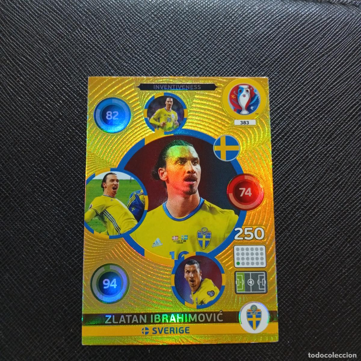 Cromos de f&uacute;tbol: 383 IBRAHIMOVIC SUECIA PANINI ADRENALYN FRANCIA EURO 2016 FUTBOL EUROCOPA 16 - A148 PG3