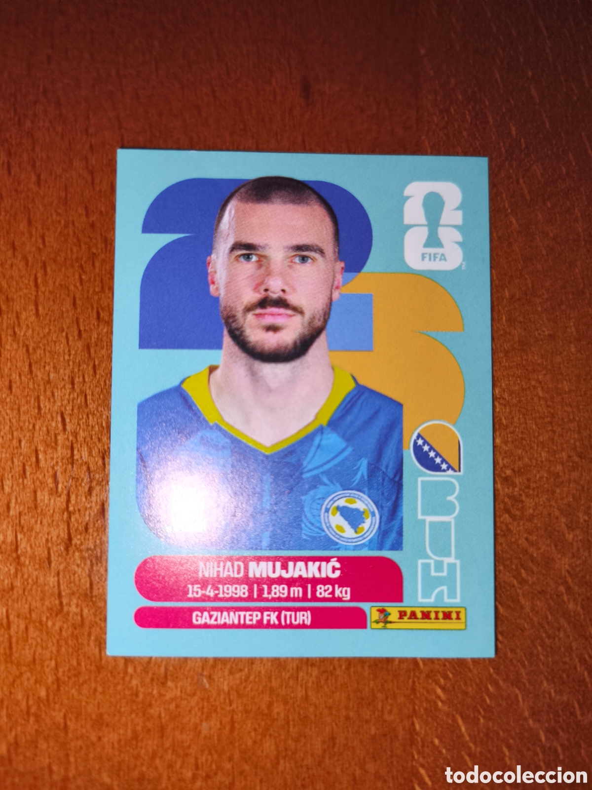 Cromos de f&uacute;tbol: BIH6 Nihad Mujakic BIH 6 Fifa World Cup 2026 Bosnia